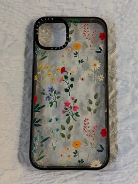 iPhone 14 Plus Casetify Clear Floral Phone Case